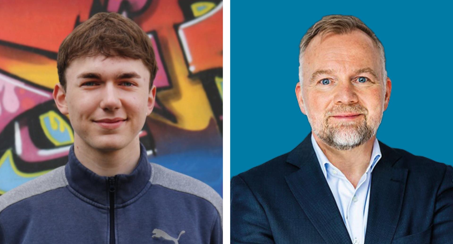 Asger Kjær Sørensen, DGS and Steffen Raun Fjordside, Børns Vilkår, are among the members of the Mission Partner Board Asger Kjær Sørensen, Chair of Danske Gymnasieelevers Sammenslutning (DGS) and Steffen Raun Fjordside, Deputy Director of Børns Vilkår are two of the members of the Mission Partner Board.